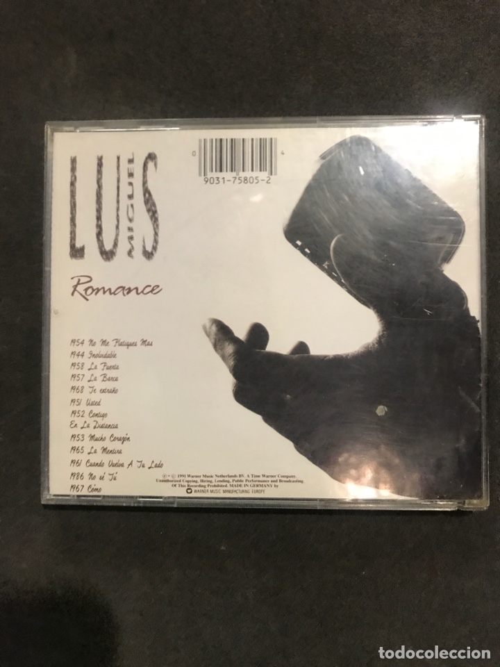 CDs de m&uacute;sica: CD DE LUIS MIGUEL 1991 - Foto 2