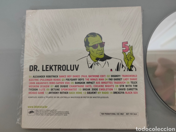 CDs de m&uacute;sica: CD DR. LEKTROLUV 5 PROMOCIONAL 2004 - Foto 2