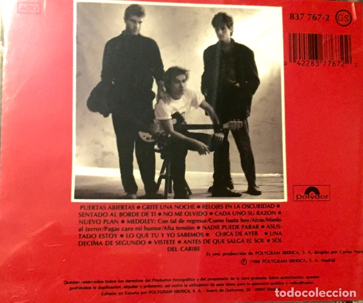 CDs de m&uacute;sica: Nacha Pop. 80 POP 88. CD. - Foto 2