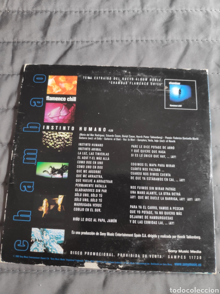 CDs de m&uacute;sica: Cd single promo - Chambao - Instinto humano - Foto 1