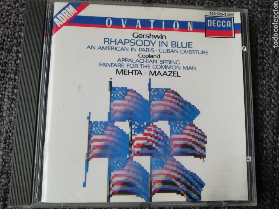 CDs de m&uacute;sica: Gershwin / Copland. Mehta/Maazel. Decca Ovation. - Foto 1