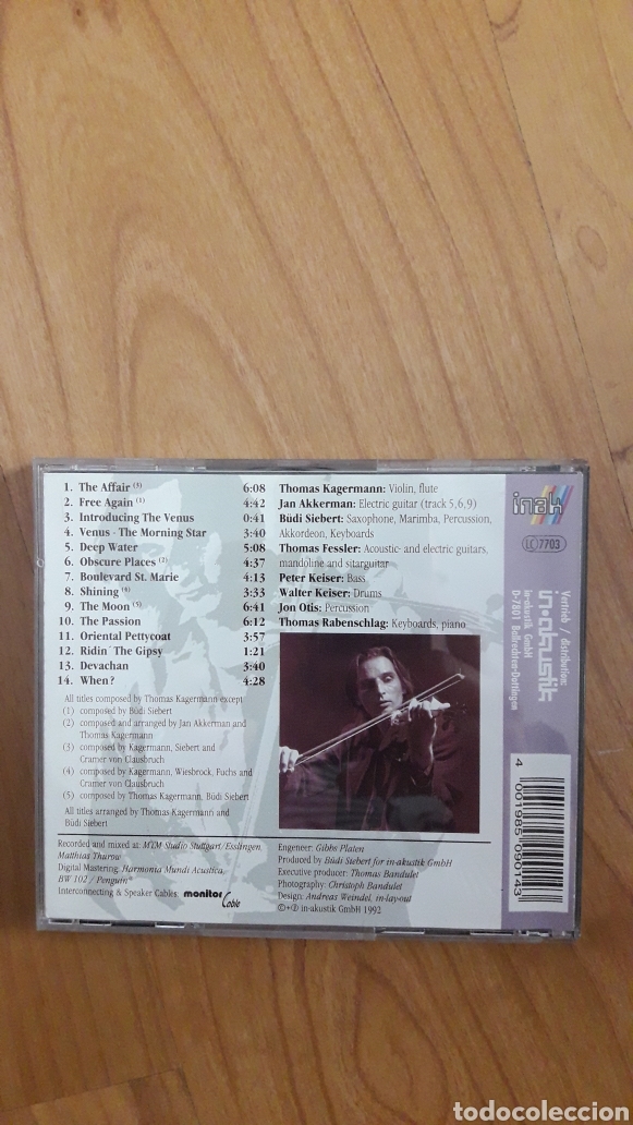 CDs de m&uacute;sica: KAGERMANN VIOLUNAR. JAN AKKERMAN - Foto 2