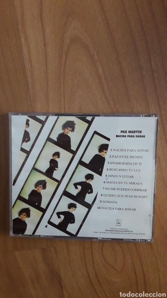 CDs de m&uacute;sica: PAZ MART&Iacute;N. NACIDA PARA SO&Ntilde;AR - Foto 2