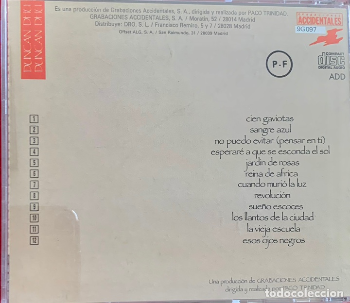 CDs de m&uacute;sica: Duncan Dhu. Canciones. CD. - Foto 2