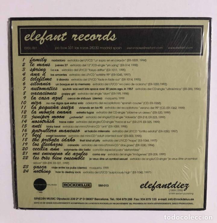 CDs de m&uacute;sica: CD Various &lrm;&ndash; Elefantdiez (1989-1999) - Foto 2