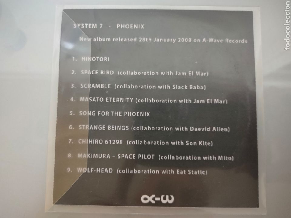 CDs de m&uacute;sica: CD SYSTEM 7 PHOENIX 2008 PROMOCIONAL - Foto 2