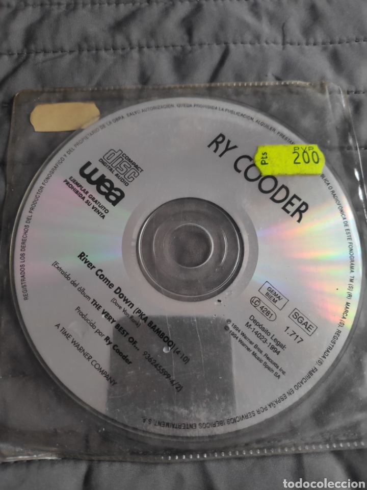 CDs de m&uacute;sica: Cd single - Ry Cooder - River come down - Foto 1