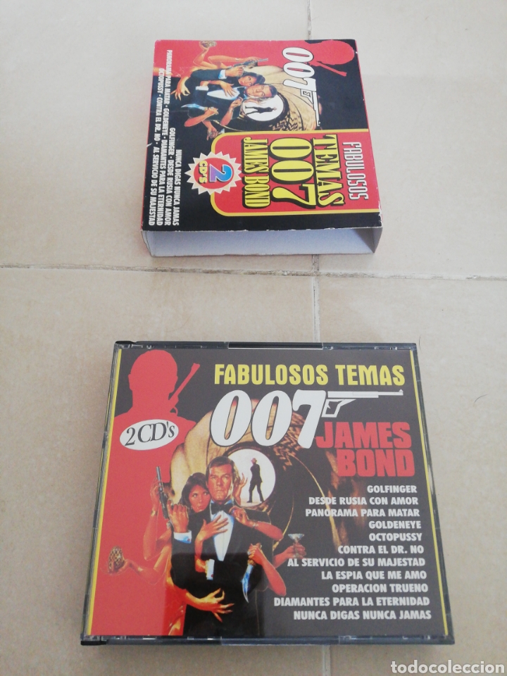 CDs de m&uacute;sica: Fabulosos temas 007 James Bond 2 CD - Foto 1