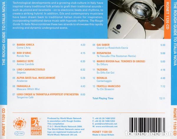 CDs de m&uacute;sica: The Rough Guide To Italia Nova - CD - Foto 2