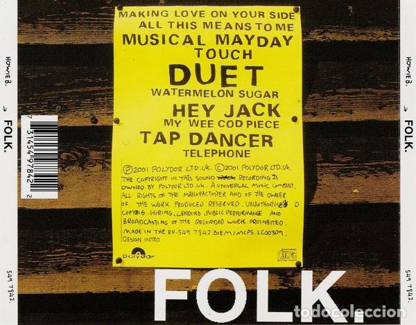 CDs de m&uacute;sica: Howie B. - Folk. - CD - Foto 2