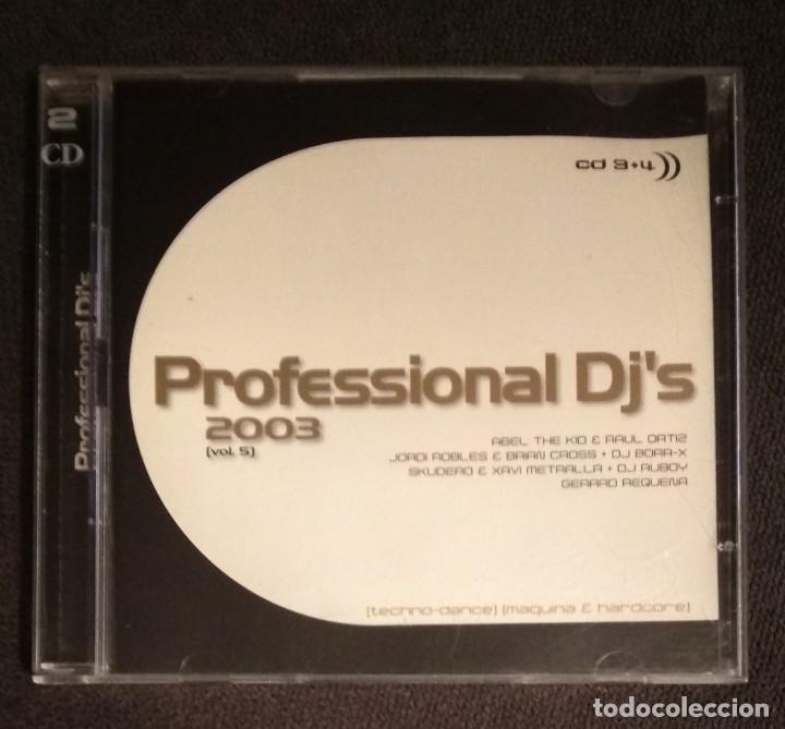 CDs de m&uacute;sica: CD DOBLE - TECHNO-DANCE M&Aacute;QUINA HARDCORE / PROFESSIONAL DJS 2003 - Foto 1