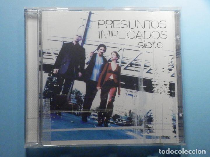 CDs de m&uacute;sica: CD Compact Disc - Presuntos implicados - Siete - Foto 1