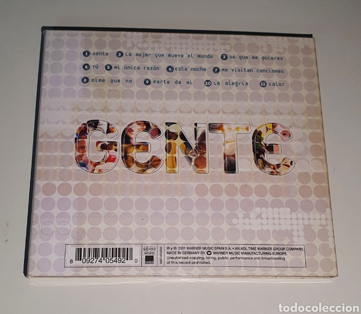 CDs de m&uacute;sica: PRESUNTOS IMPLICADOS / CD DIGIPACK / GENTE - Foto 3