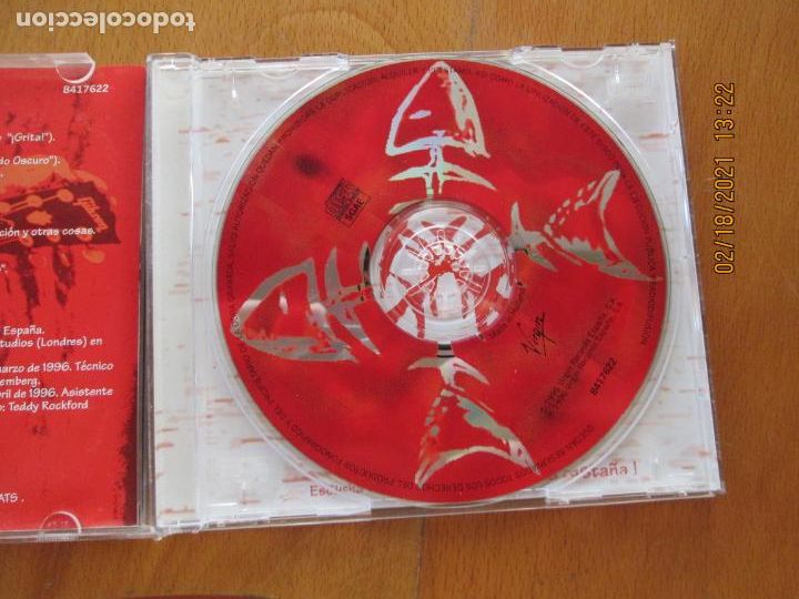 CDs de m&uacute;sica: JARABE DE PALO - LA FLACA - CD -1996 - Foto 4