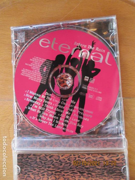 CDs de m&uacute;sica: ETERNAL - BEFORE THE RAIN - CD - Foto 3