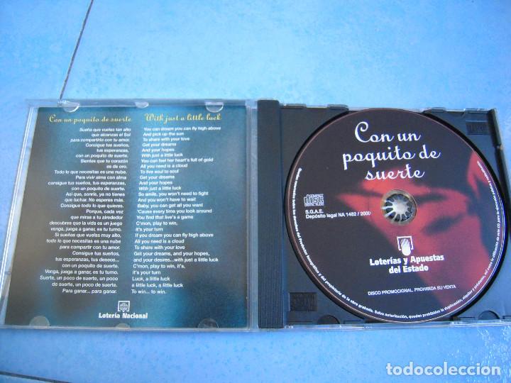 CDs de m&uacute;sica: CD Con un poquito de suerte - Foto 3