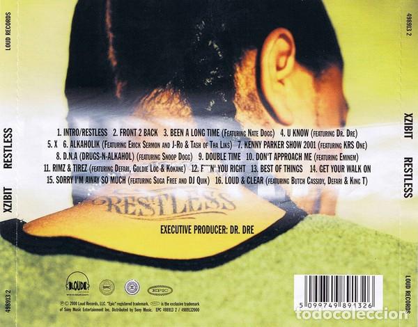 CDs de m&uacute;sica: Xzibit - Restless - Foto 2