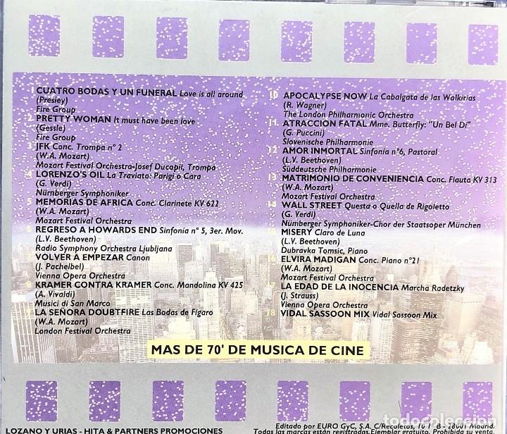 CDs de m&uacute;sica: Various - Musica De Cine - Foto 2