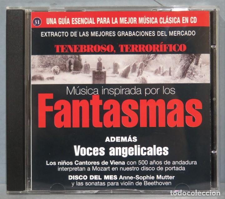 CDs de Musique: CD. MEJORES GRABACIONES DE LO TENEBROSO Y LO TERRORIFICO. MUSICA INSPIRADA POR FANTASMAS