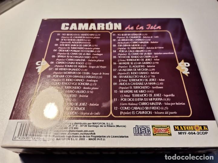 CDs de m&uacute;sica: CAMARON DE LA ISLA CON: (2003, MAYOFOLK, 2 CD) PRECINTADO!!! - Foto 2