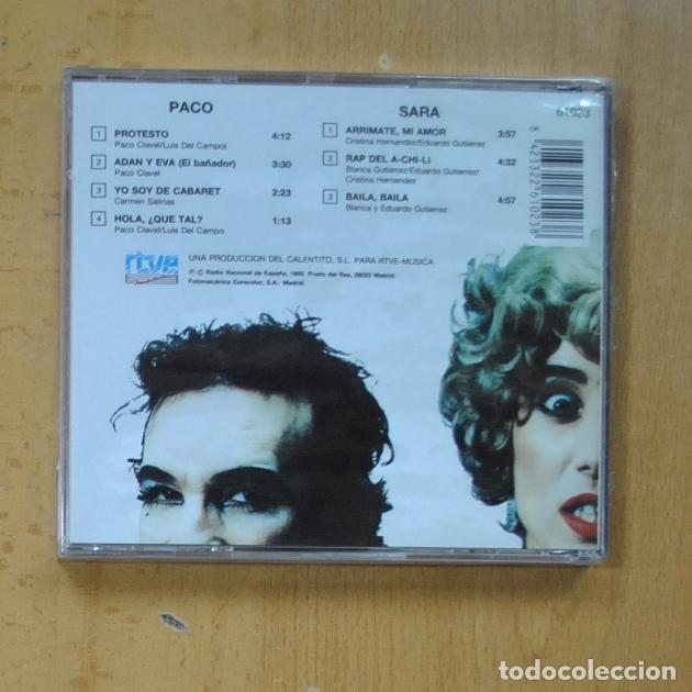 CDs de m&uacute;sica: PACO CLAVEL / SARA GOSSA - DUPLEX - CD - Foto 2