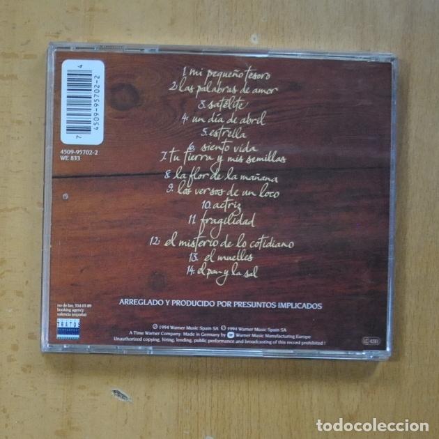 CDs de m&uacute;sica: PRESUNTOS IMPLICADOS - EL PAN Y LA SAL - CD - Foto 2