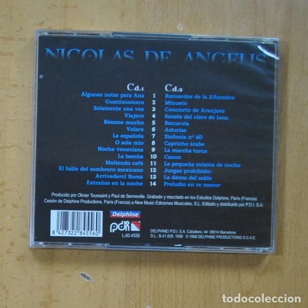 CDs de m&uacute;sica: NICOLAS DE ANGELIS - INTERPRETA A LA GUITARRA - 2 CD - Foto 2