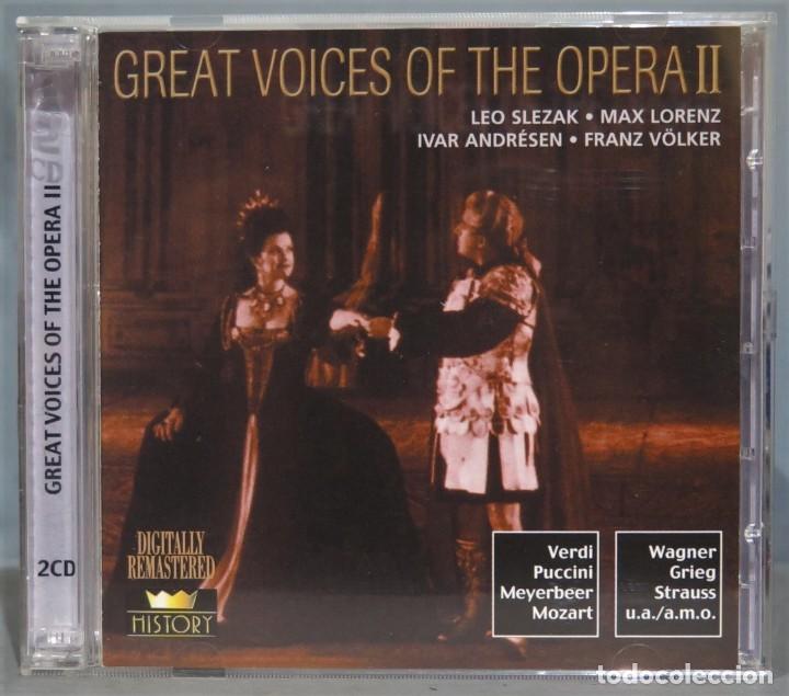 CDs de Musique: CD. GREAT VOICES OPERA II. SLEZAK. LORENZ. ANDRESEN. V&Ouml;LKER