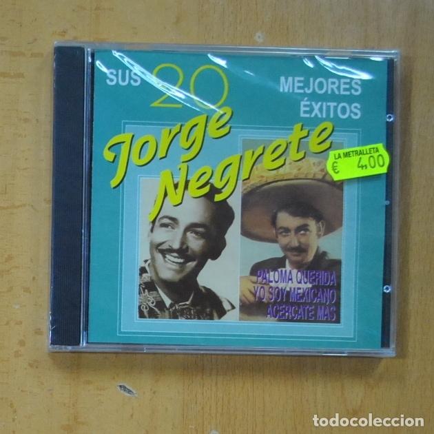 CDs de m&uacute;sica: JORGE NEGRETE - SUS 20 MEJORES EXITOS - CD - Foto 1
