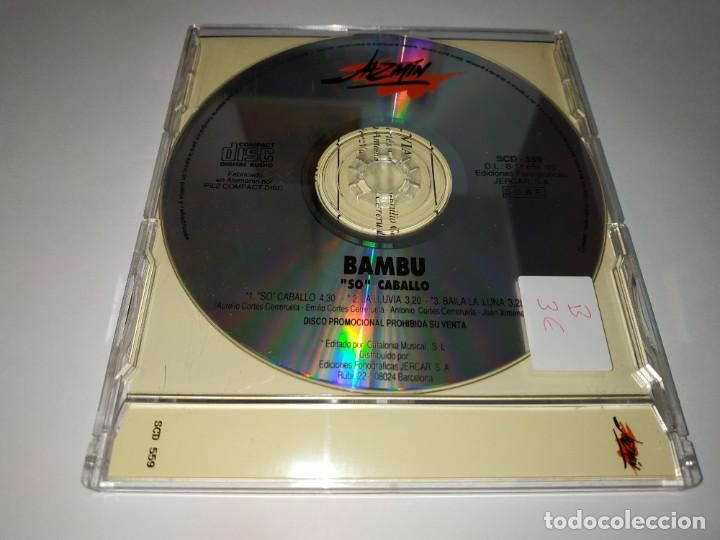 CDs de m&uacute;sica: Bambu - &rdquo;So&rdquo; Caballo (CD, Single) - Foto 2