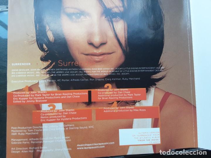 CDs de m&uacute;sica: CD SINGLE LAURA PAUSINI, SURRENDER, 4 VERSIONES - Foto 2