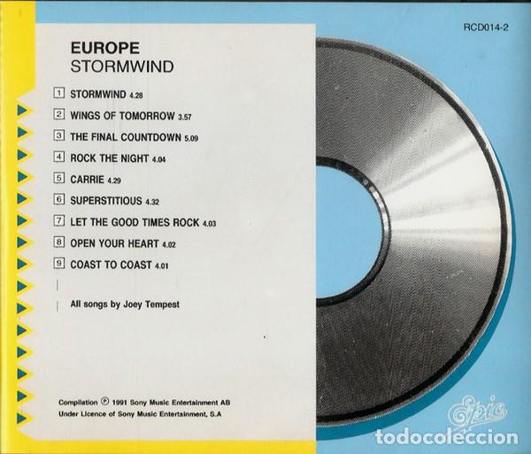 CDs de m&uacute;sica: Europe - Stormwind - Foto 2