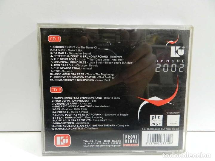 CDs de m&uacute;sica: DISCO 2 X CD. Ku Annual 2002. COMPACT DISC. - Foto 2