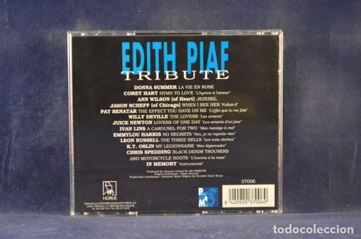 CDs de m&uacute;sica: VARIOUS &lrm;- EDITH PIAF TRIBUTE - CD - Foto 2