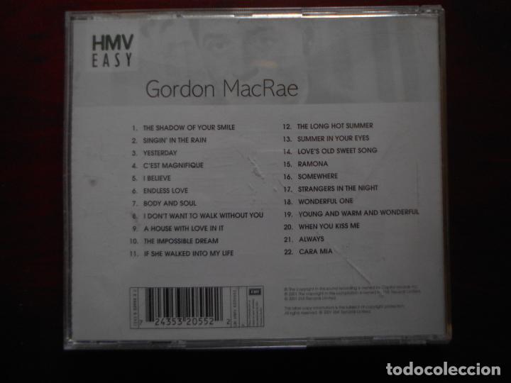 CDs de m&uacute;sica: CD THE GORDON MACRAE COLLECTION (P3) - Foto 2
