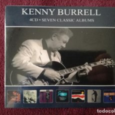 CDs de Música: KENNY BURRELL - SEVEN CLASSIC ALBUMS - 4 X CD PRECINTADO - EARTHY ALL NIGHT LONG DAY BLUES INTRODUC. Lote 243857400