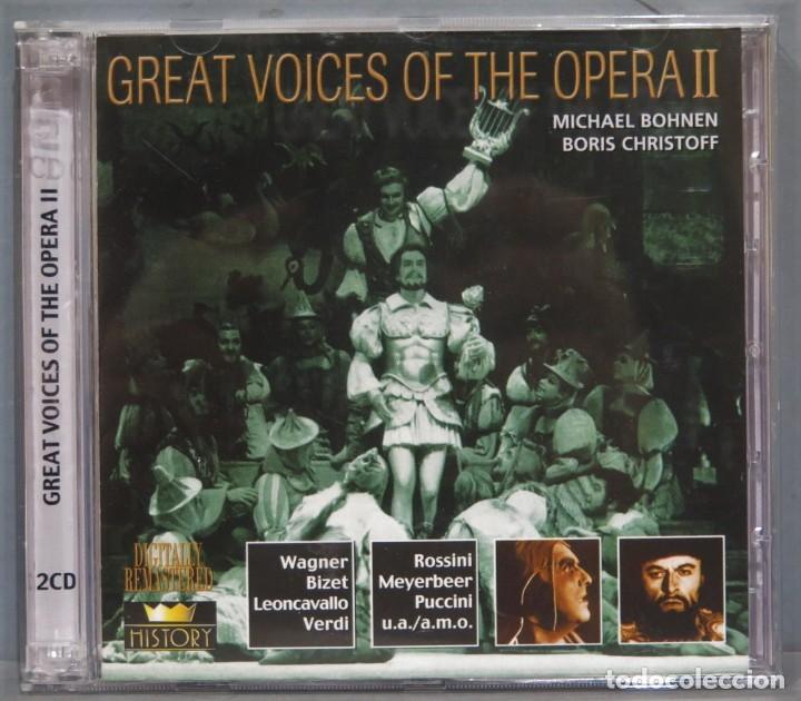 CD di Musica: 2 CD. GREAT VOICES OF THE OPERA II. BOHNEN. CHRISTOFF