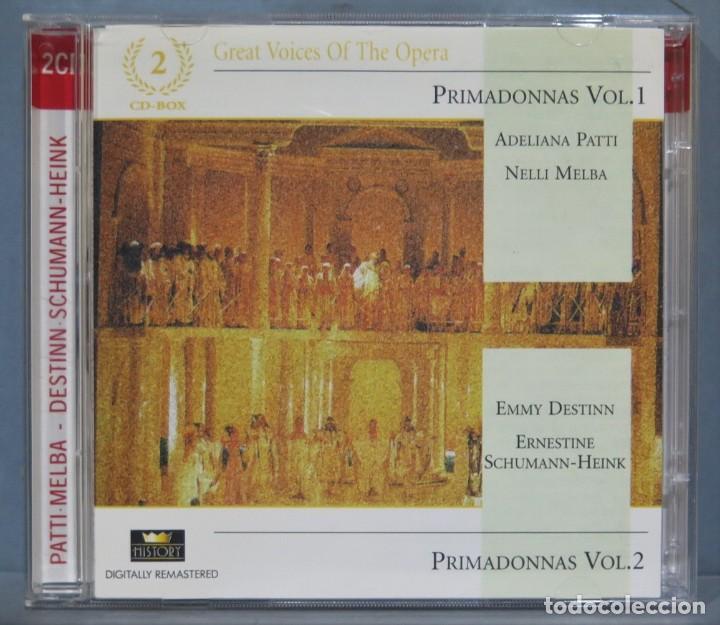 CD di Musica: 2 CD. GREAT VOICES OF THE OPERA. PRIMADONNAS