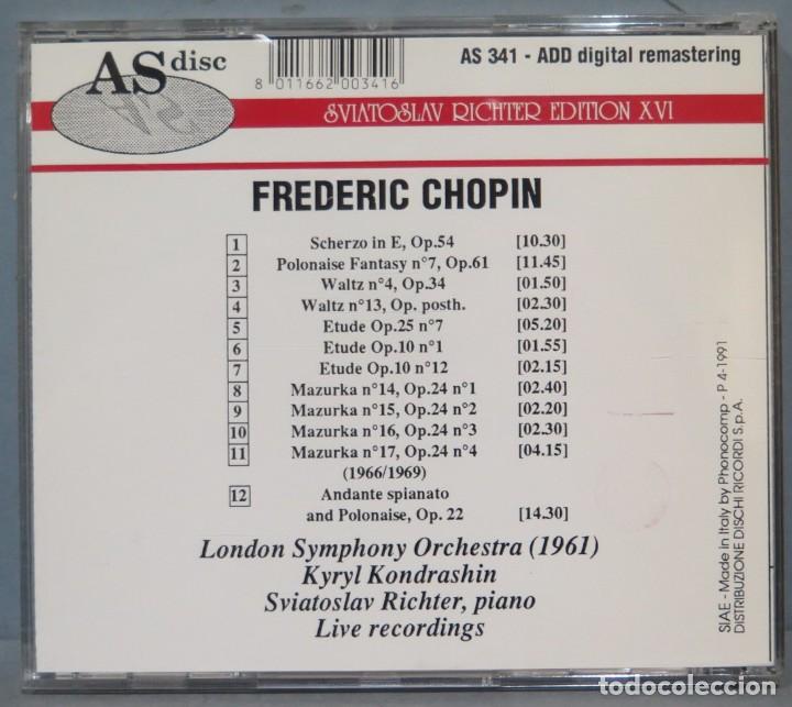 CDs de m&uacute;sica: CD. RICHTER. CHOPIN - Foto 2