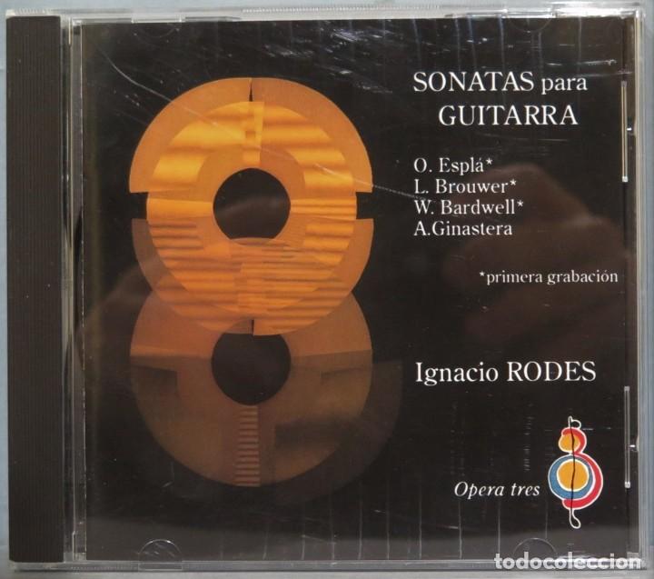 CDs de m&uacute;sica: CD. SONATAS PARA GUITARRA. IGNACIO RODES - Foto 1