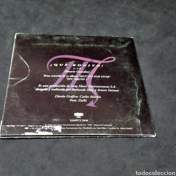 CDs de m&uacute;sica: ROSARIO - &iexcl;QU&Eacute; BONITO! - CD SINGLE - Foto 2