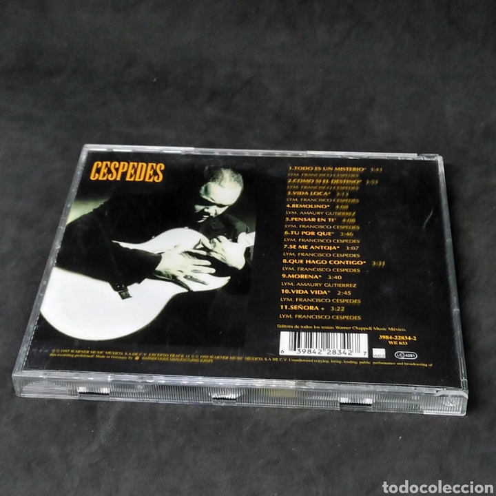 CDs de m&uacute;sica: FRANCISCO C&Eacute;SPEDES - VIDA LOCA - 1997 - CD - Foto 2