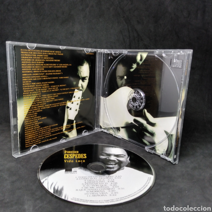 CDs de m&uacute;sica: FRANCISCO C&Eacute;SPEDES - VIDA LOCA - 1997 - CD - Foto 3