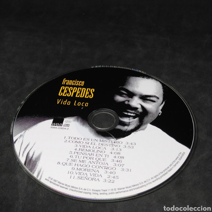 CDs de m&uacute;sica: FRANCISCO C&Eacute;SPEDES - VIDA LOCA - 1997 - CD - Foto 7