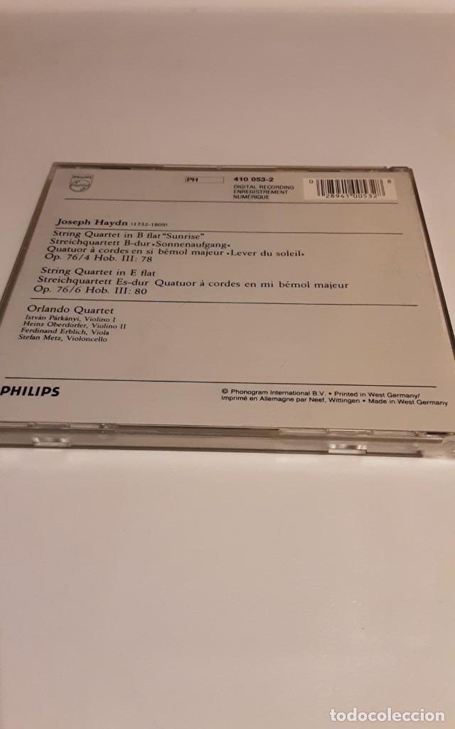 CDs de m&uacute;sica: Haydn &ndash; Orlando Quartet &lrm;&ndash; String Quartets &ndash; Streichquartette Op.76 Nos. 4 & 6 - Foto 2
