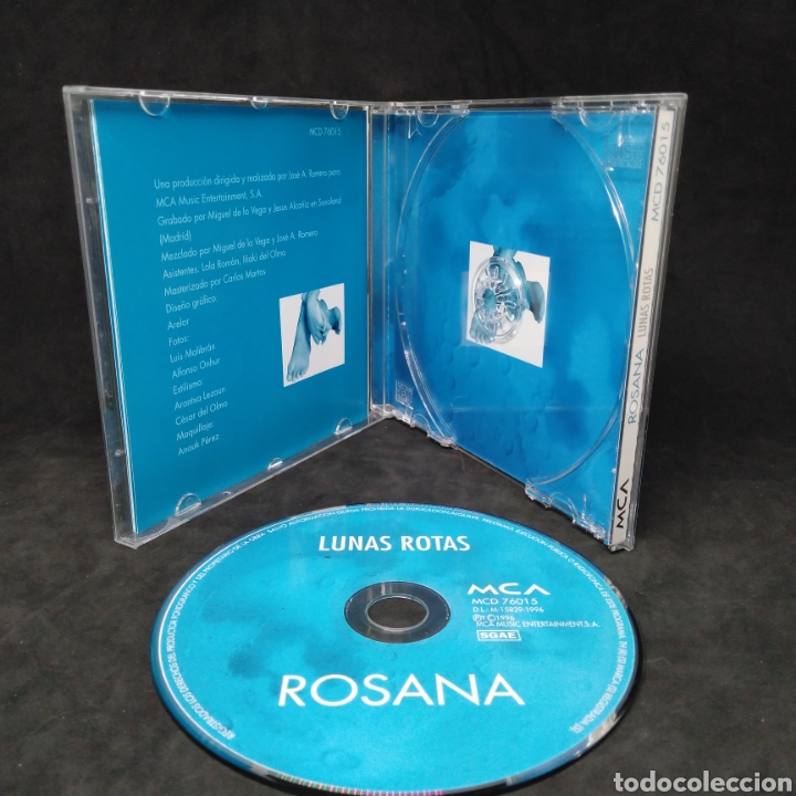 CDs de m&uacute;sica: ROSANA - LUNAS ROTAS - 1996 - CD - Foto 3