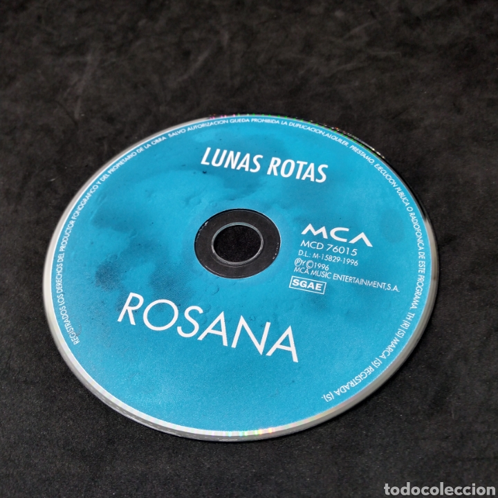 CDs de m&uacute;sica: ROSANA - LUNAS ROTAS - 1996 - CD - Foto 7