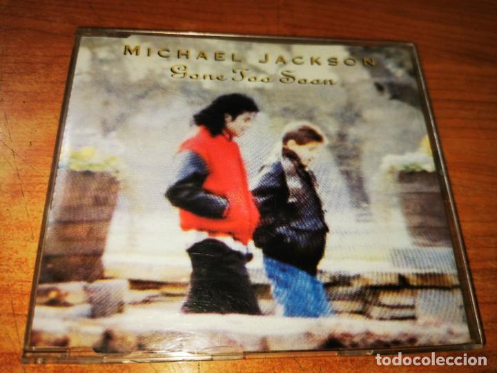 CDs de M&uacute;sica: MICHAEL JACKSON Gone too soon CD SINGLE PORTADA DE PLASTICO 1993 4 TEMAS THRILLER