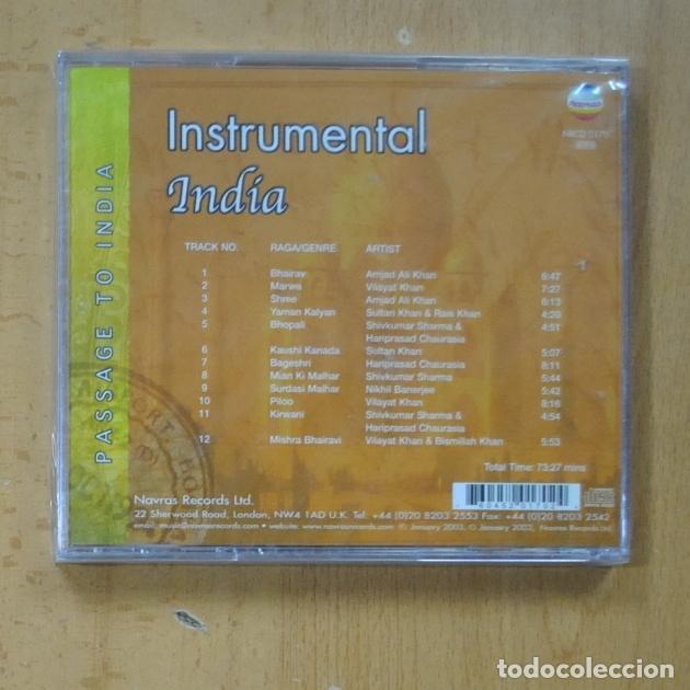 CDs de m&uacute;sica: VARIOS - INSTRUMENTAL INDIA - CD - Foto 2