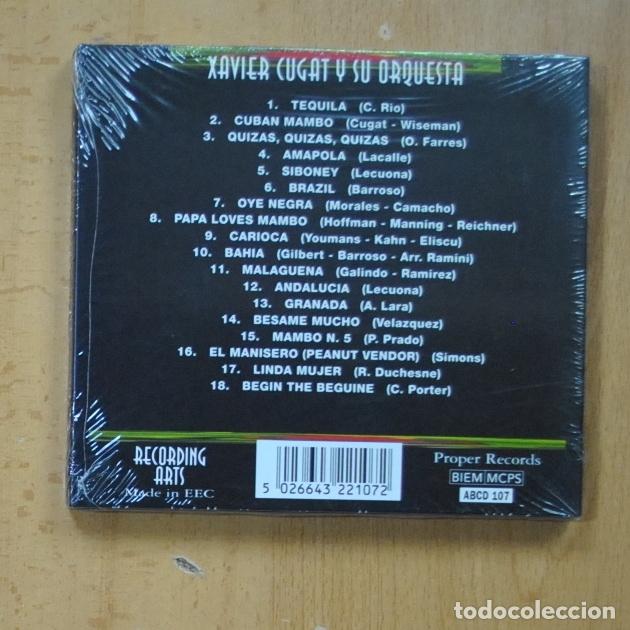 CDs de m&uacute;sica: XAVIER CUGAT Y SU ORQUESTA - MAMBO - CD - Foto 2